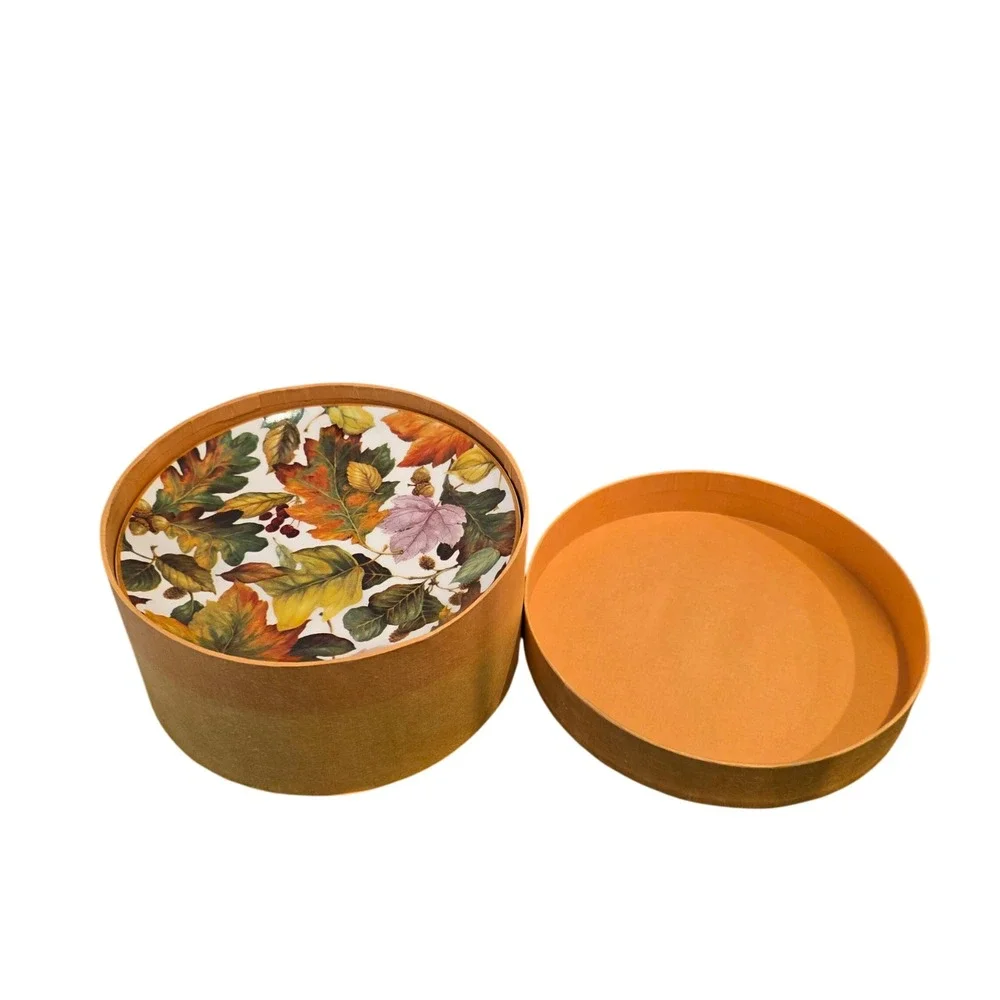 Autumn Leaf Plates Pamela Gladding Canape Plates‎ Santa Barbara Design Set of 6